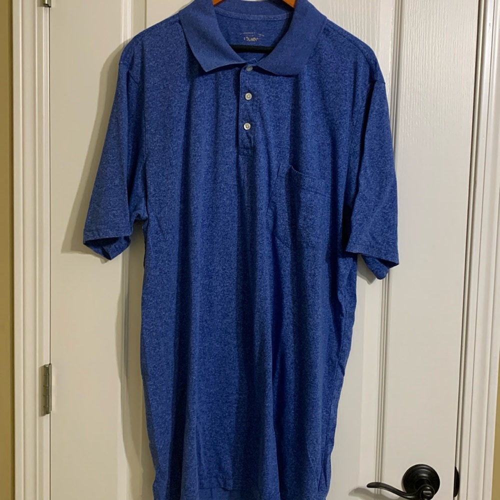 The Foundry men’s short sleeve polo shirt with pocket. 2XLT